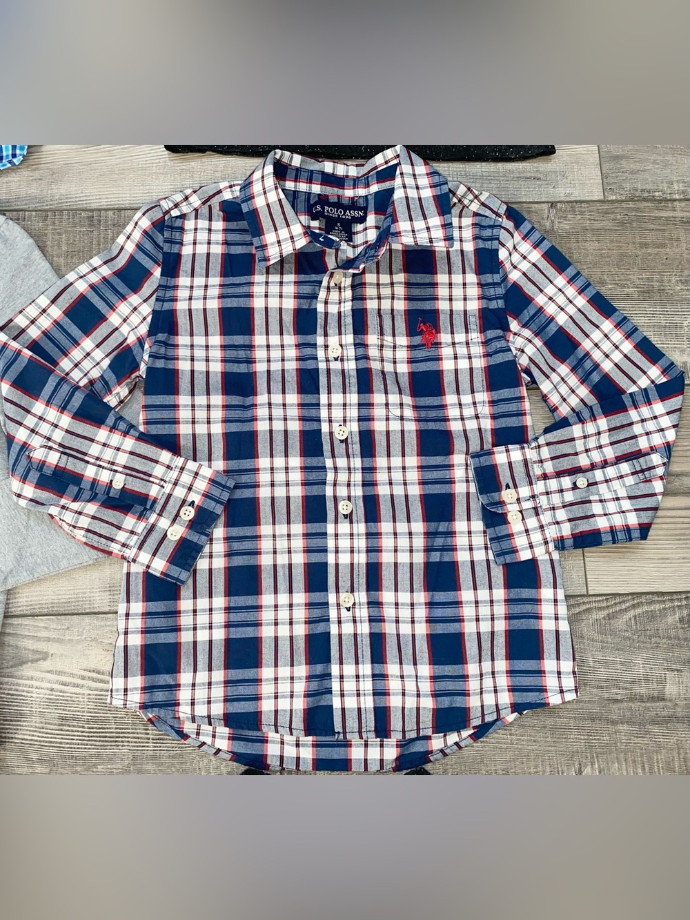 🍂 Boy’s Long Sleeve Fall Winter Shirts Sweater Tops Clothing Bundle Lot Size 6/7 - Picture 7 of 10